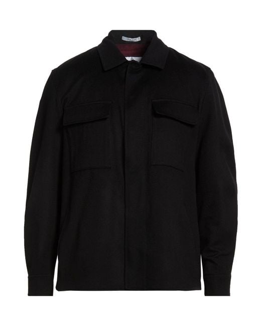 EIDUM Black Jacket Wool for men