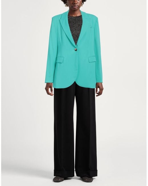 Liu Jo Green Blazer Viscose, Polyester, Elastane
