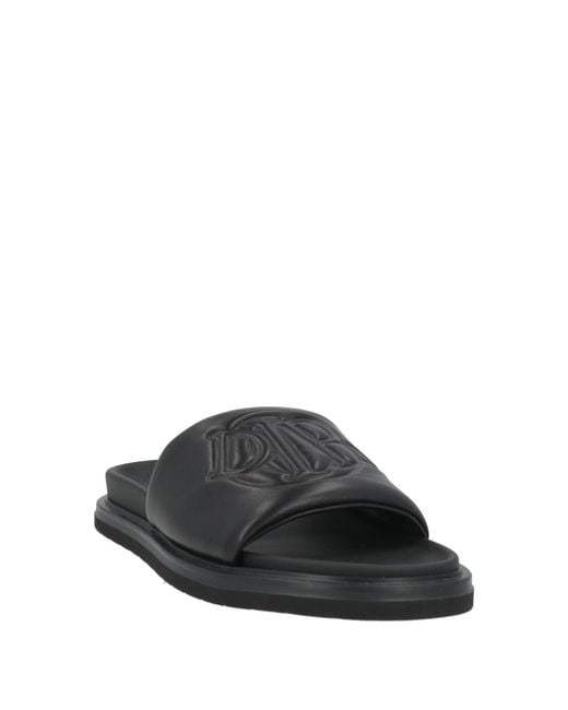Dior Black Sandals Calfskin for men