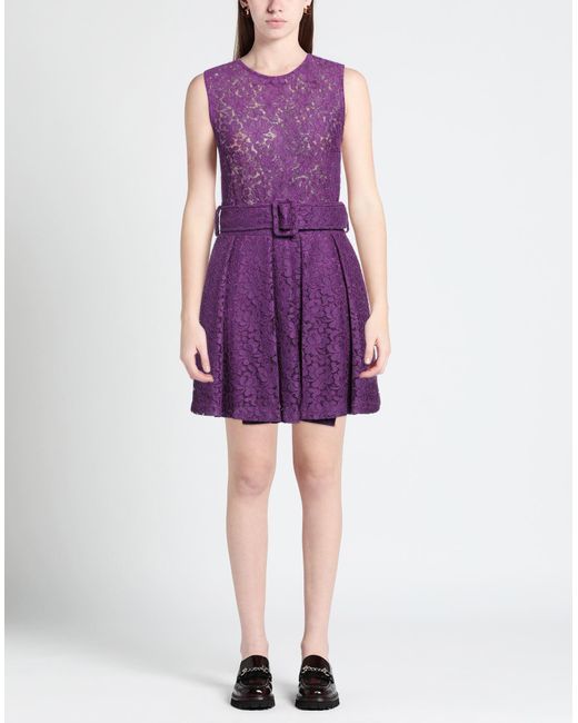 Patou Purple Mini Dress