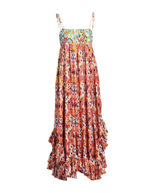 MSGM Red Maxi Dress