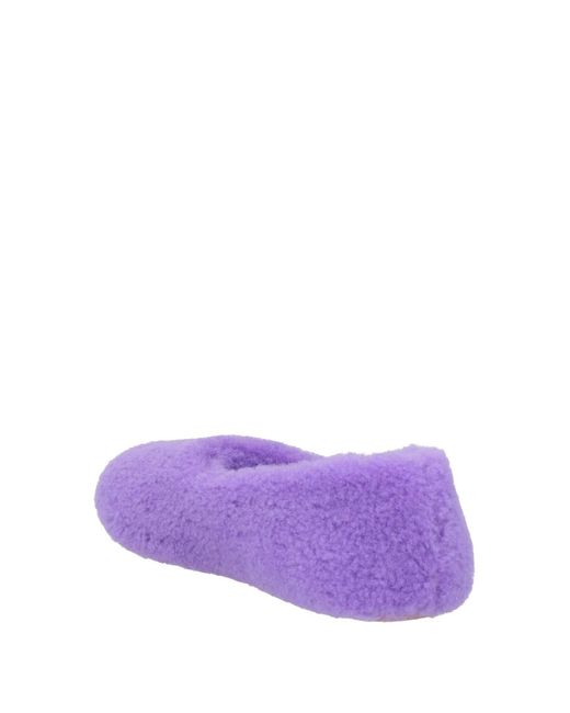 AMINA MUADDI Purple Loafer