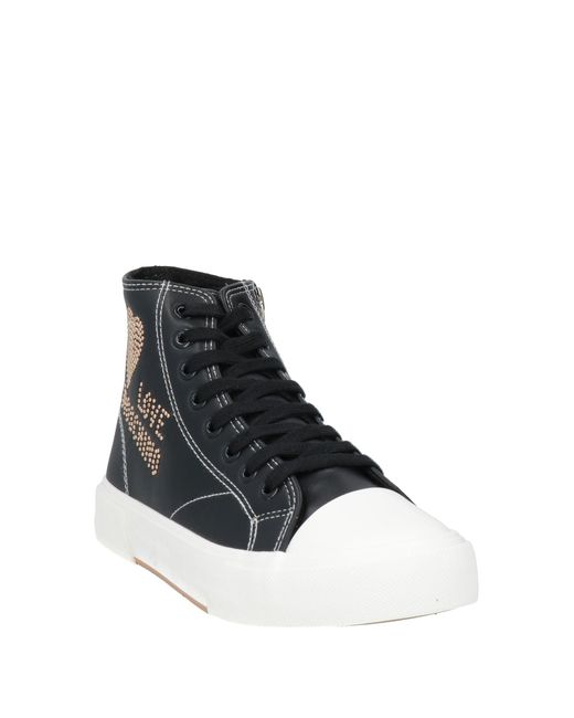 Love Moschino Black Sneakers Leather