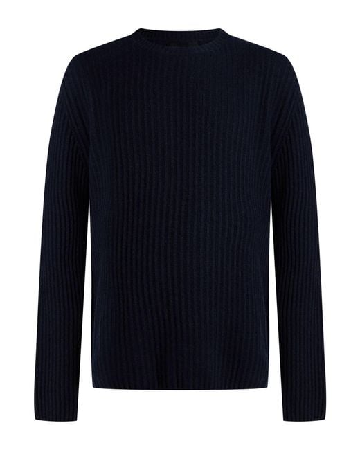 Officina 36 Blue Sweater Wool, Viscose, Polyamide, Cashmere for men