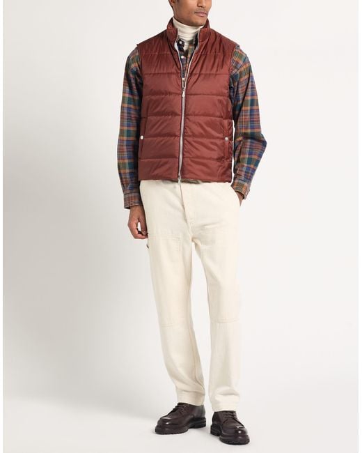 Eleventy Red Vest Polyamide, Polyurethane for men