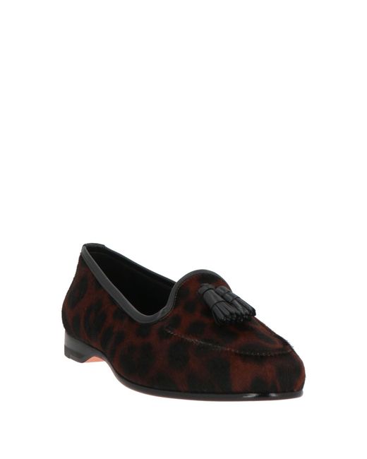Santoni Black Mokassin