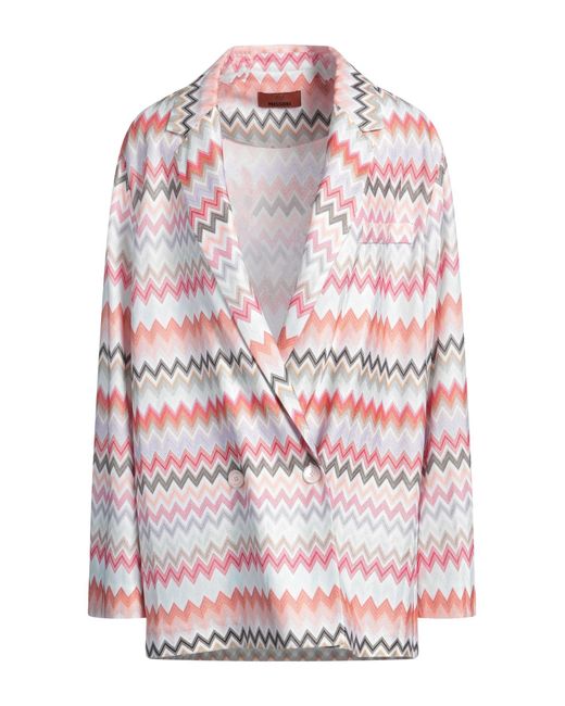 Missoni Pink Blazer Cotton, Viscose