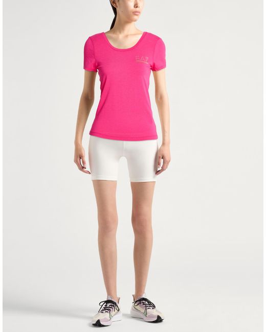 Camiseta EA7 de color Pink