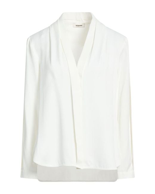 Sandro White Shirts