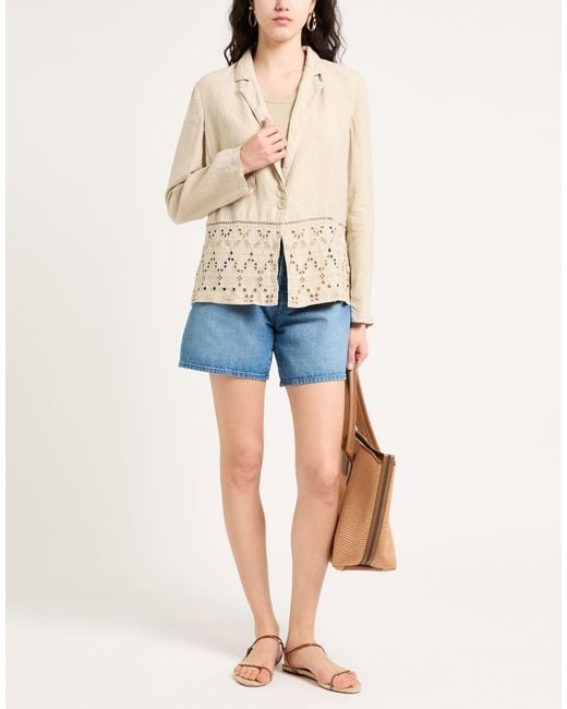 120% Lino Natural Blazer