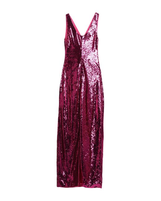 Elisabetta Franchi Purple Maxi Dress