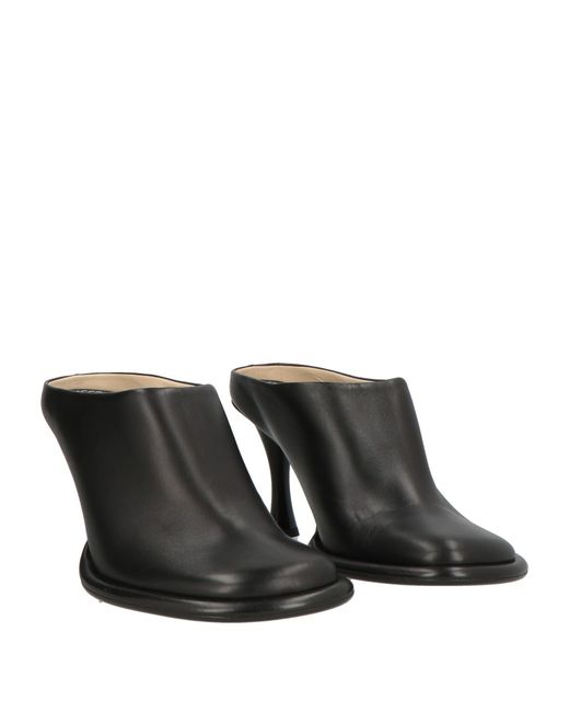 Proenza Schouler Black Mules & Clogs Lambskin
