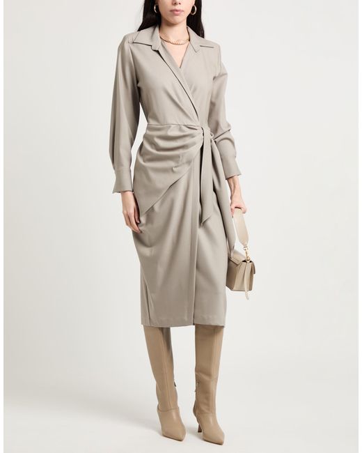 Crida Milano White Midi Dress