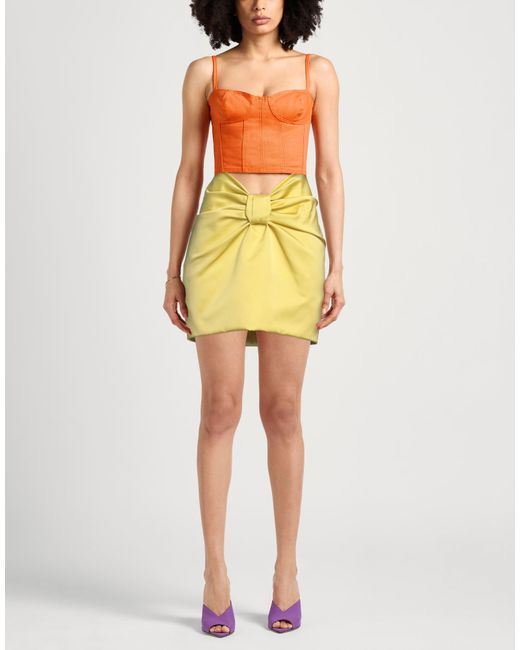 N°21 Yellow Mini Skirt