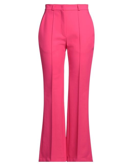 Harris Wharf London Pink Trouser
