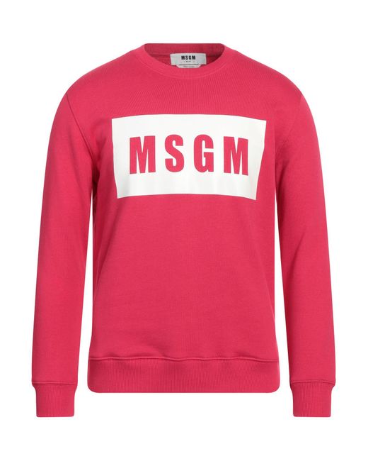 MSGM Pink Sweatshirt for men