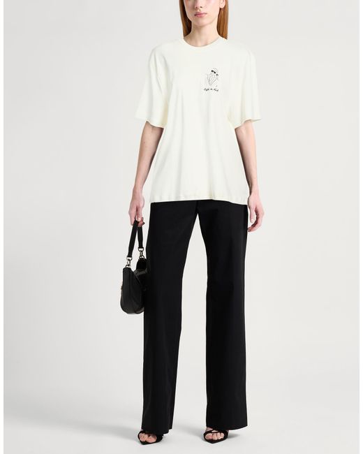 Karl Lagerfeld White T-Shirt Organic Cotton