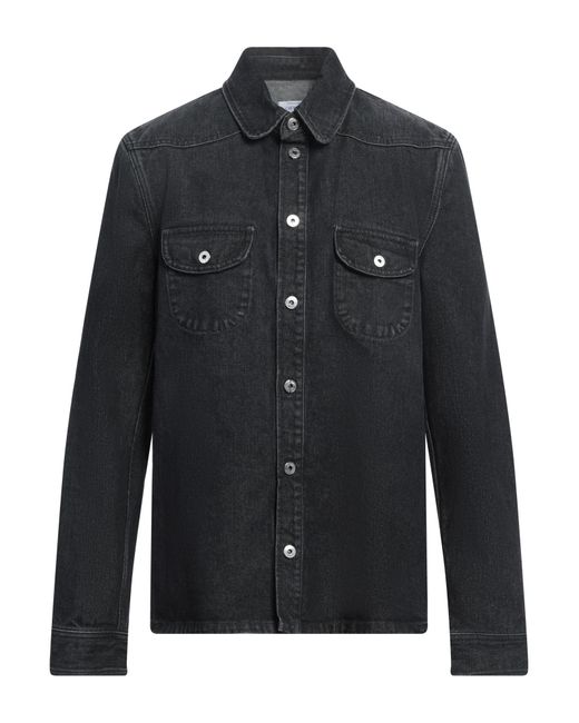 Off-White c/o Virgil Abloh Black Denim Outerwear Cotton for men