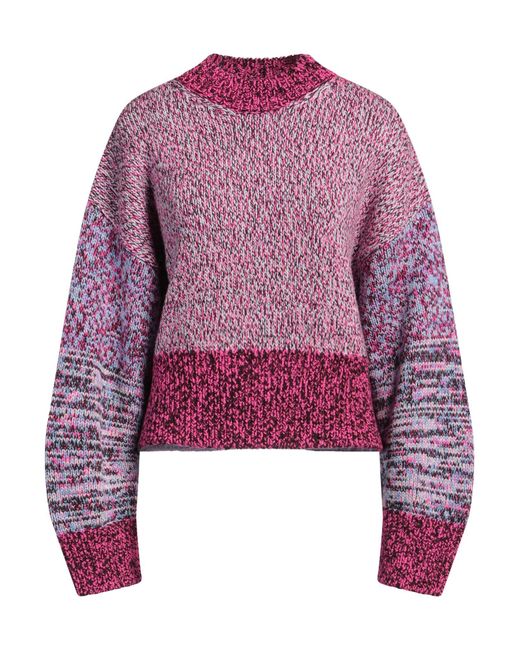 Loewe Purple Fuchsia Sweater Wool, Elastane, Polyamide