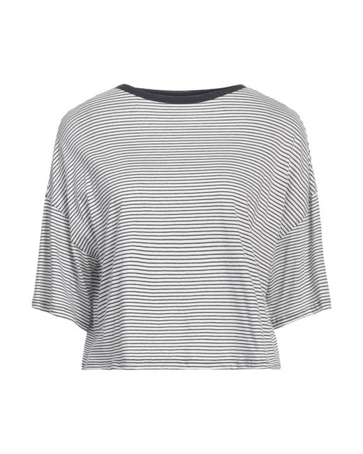 Majestic Filatures Gray T-Shirt Organic Cotton