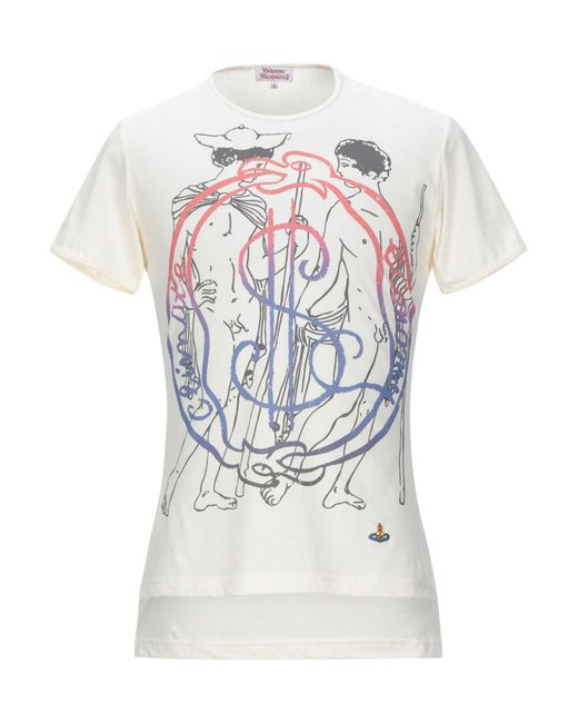 Vivienne Westwood Cotton Tshirt in Ivory (White) for Men Lyst
