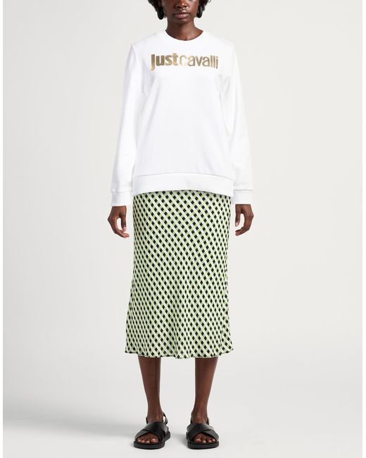 Just Cavalli White Sweatshirt