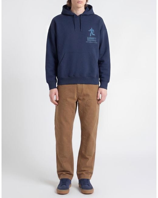 Carhartt Blue Midnight Sweatshirt Cotton for men