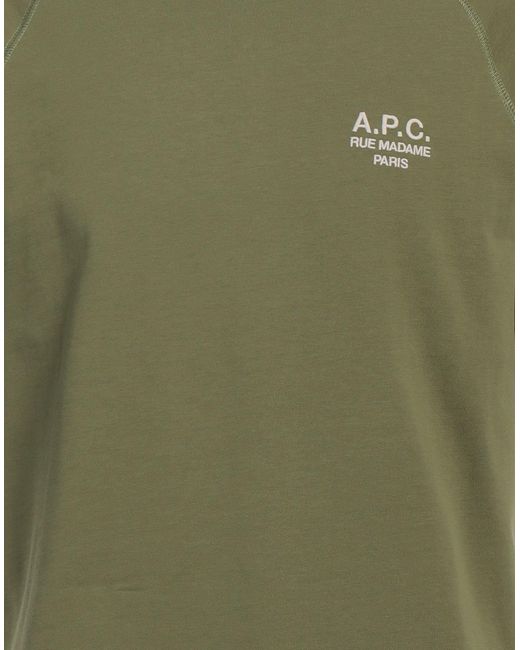 T-shirt A.P.C. pour homme en coloris Green