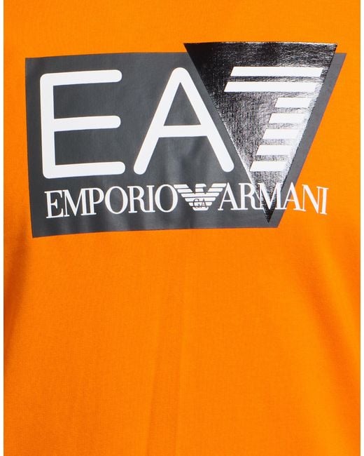 EA7 Orange Sweatshirts for men