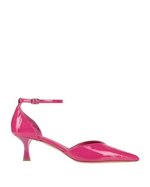 Gianmarco F. Pink Fuchsia Pumps Leather