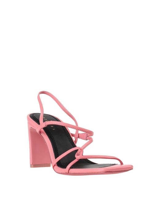 Sandro Pink Sandals Leather
