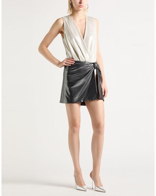 M I S B H V Black Mini Skirt Polyester, Elastane