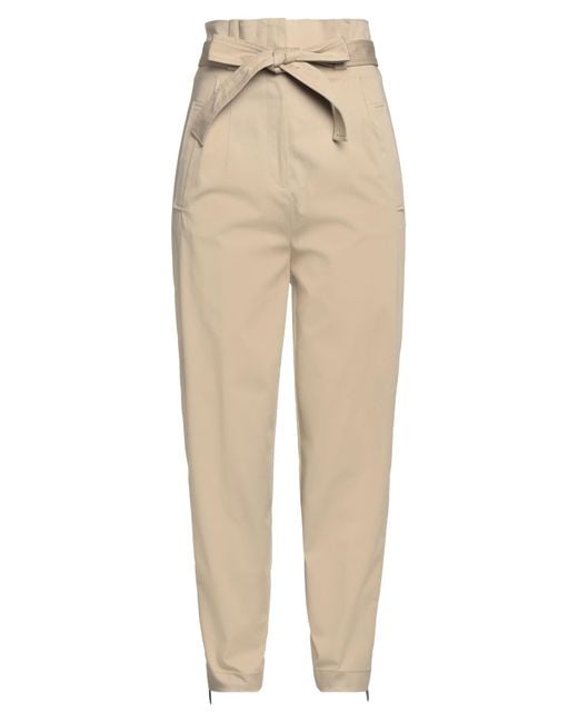 Alberta Ferretti Natural Pants