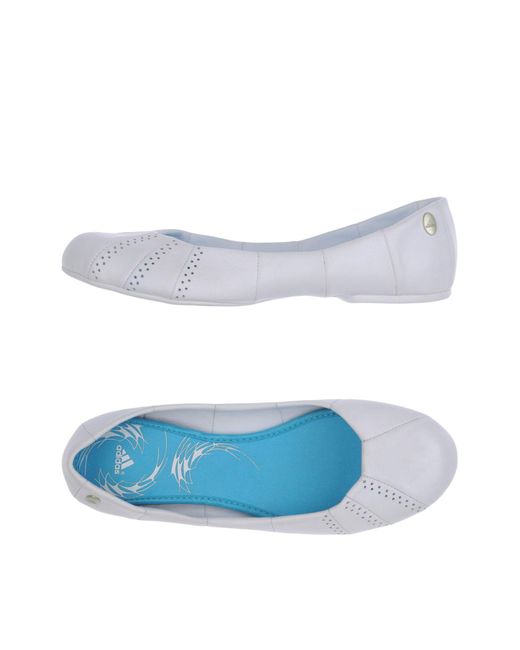 adidas Ballet Flats in White | Lyst