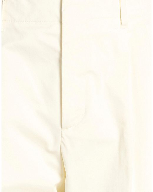 Lardini White Pants Cotton, Elastane for men