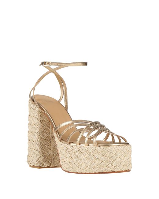 Castaner Metallic Sandals