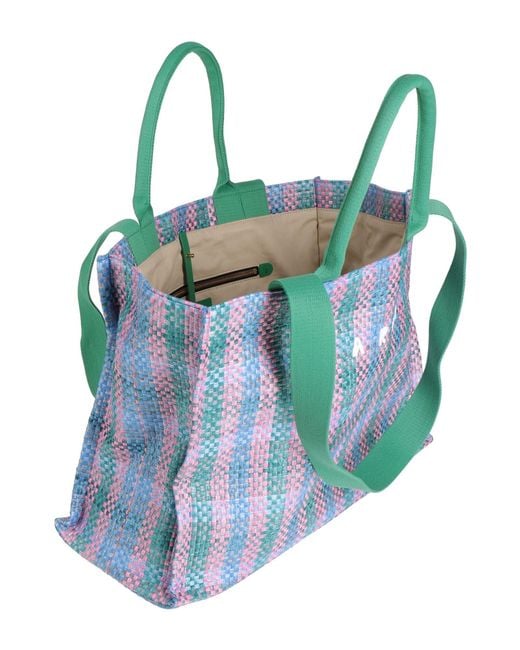 Marni Blue Handbag Polyamide, Polyester, Cotton, Cow Leather