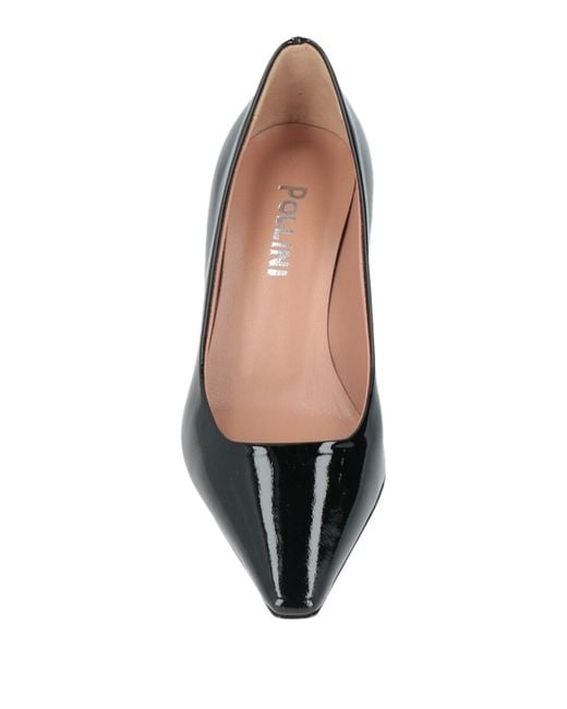 Pollini Black Pumps Leather