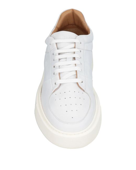 Testoni White Trainers for men