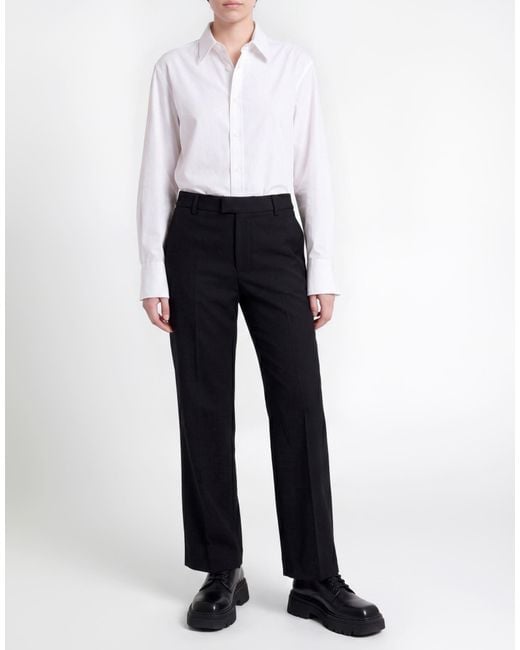 Del Core Black Pants Virgin Wool