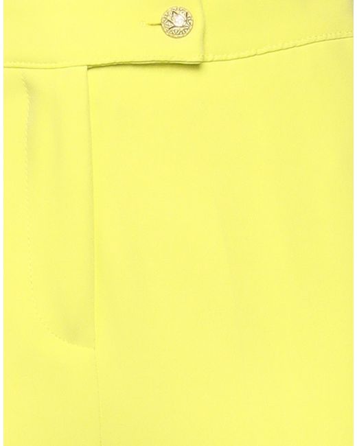 Yes Zee Yellow Pants Polyester, Elastane