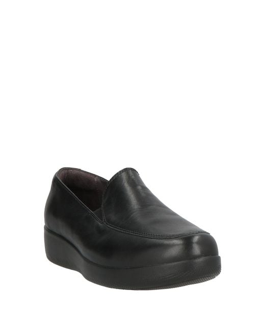 Stonefly Black Loafers Leather