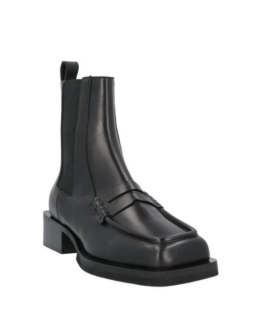 Erika Cavallini Semi Couture Black Ankle Boots