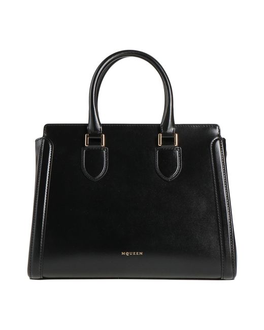 McQueen Black Handbag Leather