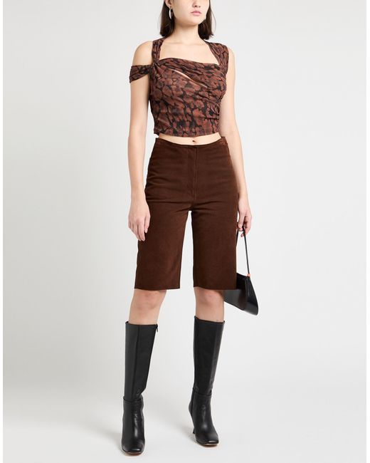 Pinko Brown Top Polyamide