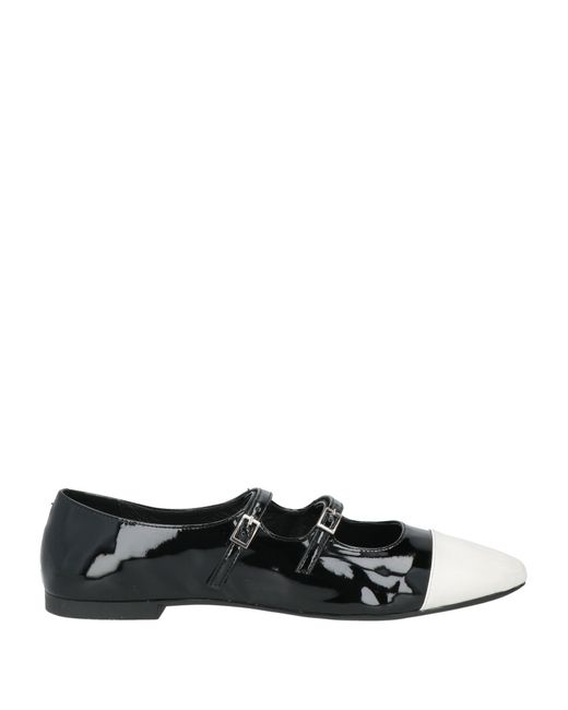 Jeffrey Campbell Black Ballet Flats