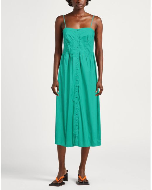 Vestito Midi di WEILI ZHENG in Green