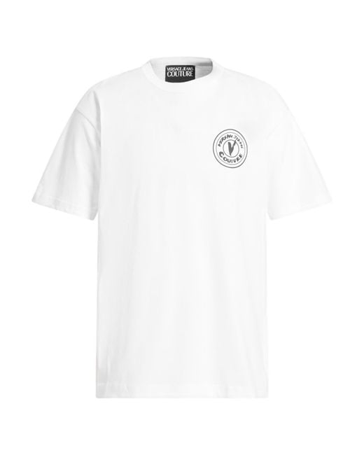 Versace Jeans Couture White T-Shirt Cotton for men