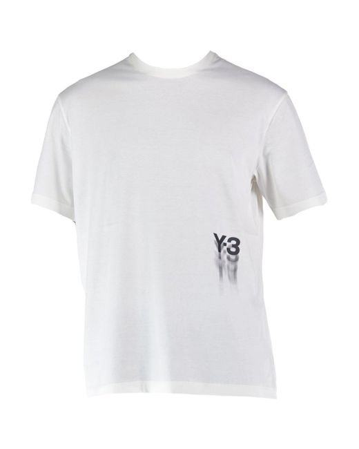 Y-3 T-shirts in White für Herren