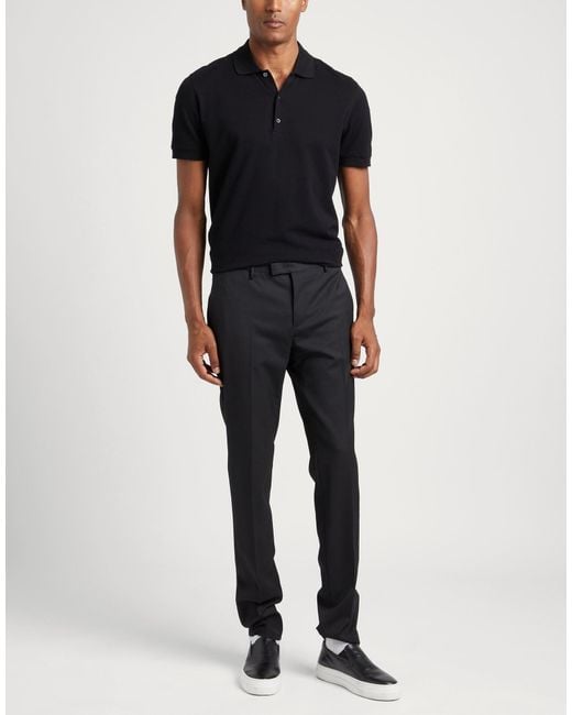PT Torino Black Trouser for men